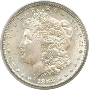 image for: 1888-S $1 PCGS MS64