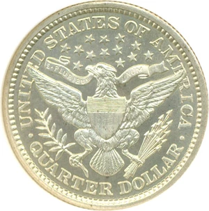 image for: 1899 25c NGC Proof 65
