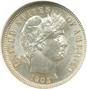 image for: 1905-S 10c NGC MS64