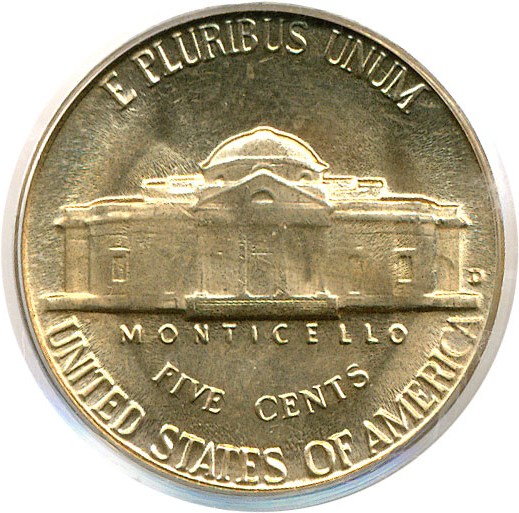 image for: 1947-D 5c  PCGS MS66 ex: Omaha Bank Hoard 