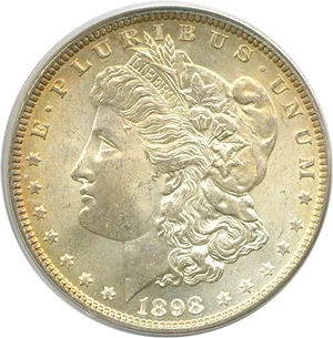 image for: 1898 $1 PCGS MS65