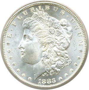 image for: 1883-CC $1 PCGS MS66
