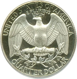 image for: 1987-S 25c PCGS Proof 69 DCameo