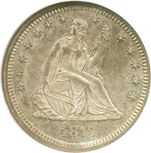 image for: 1876-CC 25c NGC MS65