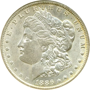 image for: 1886-O $1 ANACS AU58