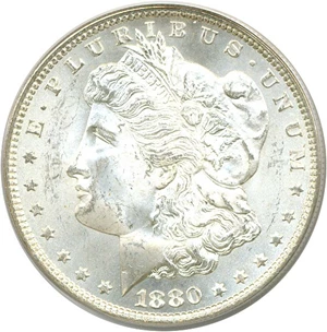 image for: 1880/9-S $1 PCGS MS65