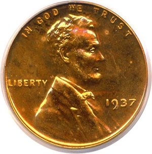 image for: 1937 1c PCGS Proof 64 RD