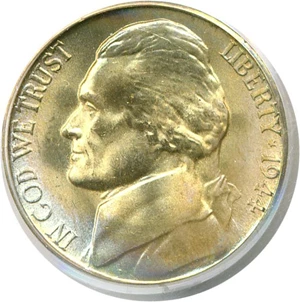image for: 1944-S 5c PCGS MS67