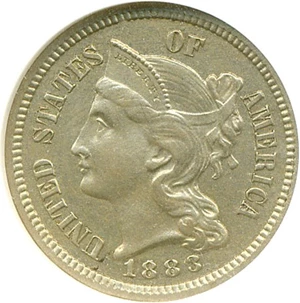 image for: 1883 3cN ANACS Proof 62