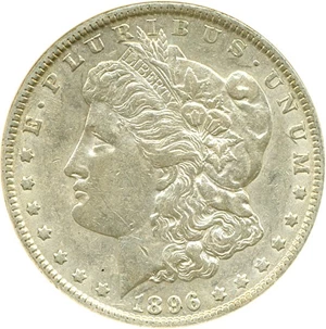 image for: 1896-O $1 ANACS AU50