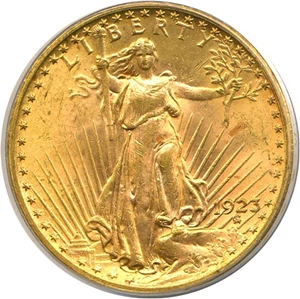 image for: 1923 $20 PCGS MS63