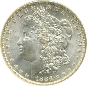 image for: 1884-O $1 NGC MS66