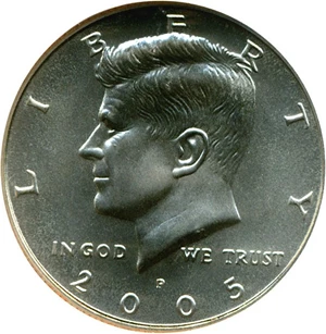 image for: 2005-P 50c Satin Finish NGC MS68