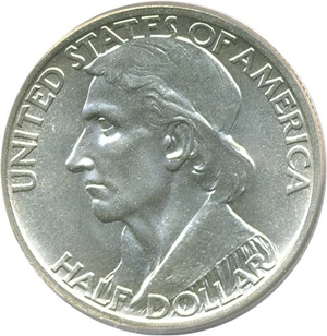 image for: 1935/34 50c Boone PCGS MS65