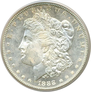image for: 1888 $1 PCGS MS64 PL