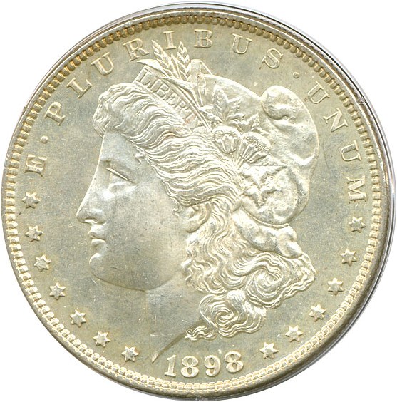 image for: 1898 $1  PCGS MS63 DMPL
