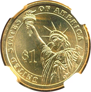 image for: 2007-P $1 George Washington NGC Brilliant Unc. - First Day of Issue