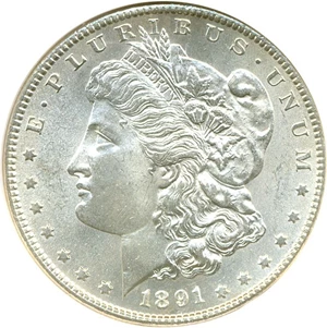 image for: 1891-S $1 NGC MS63