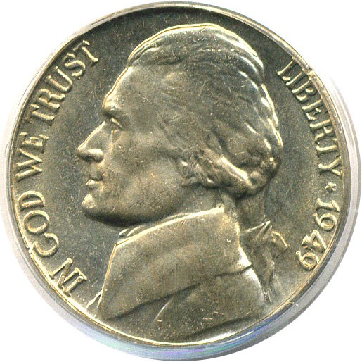 image for: 1949 5c  PCGS MS65 FS