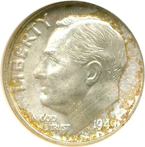 image for: 1949-S 10c NGC MS67
