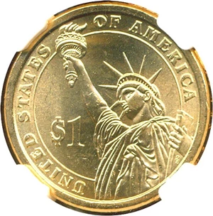 image for: 2007-P $1 George Washington NGC Brilliant Unc. - First Day of Issue