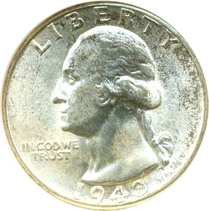 image for: 1943-D 25c ANACS MS65