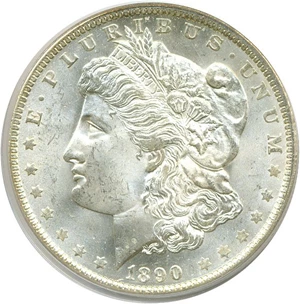 image for: 1890-O $1 PCGS MS64