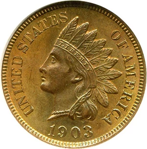 image for: 1903 1c ANACS MS64 RB
