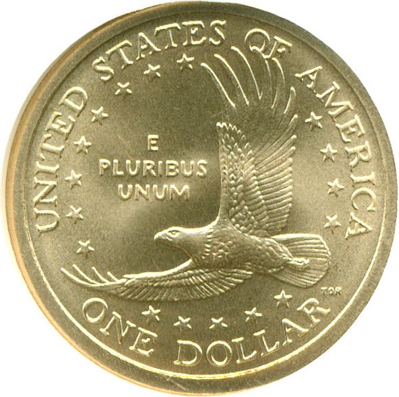 image for: 2005-D Sac $1 Satin Finish NGC MS66 