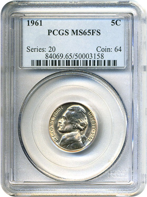 image for: 1961 5c  PCGS MS65 FS *Pop Top*