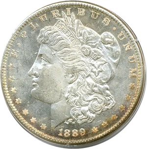 image for: 1889 $1 PCGS MS63 DMPL