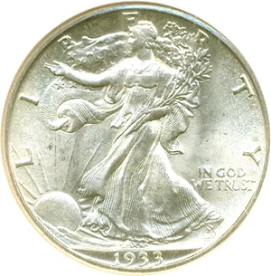 image for: 1933-S 50c NGC MS65