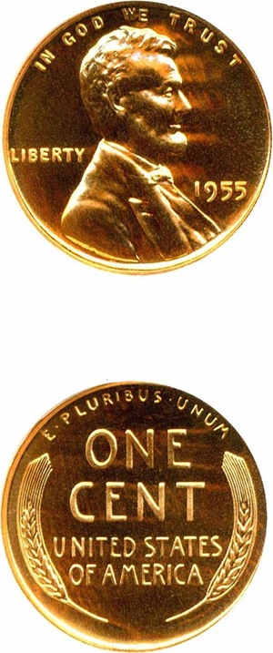 image for: 1955 1c NGC Proof 69 RD