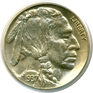 image for: 1937-S 5c PCGS MS65