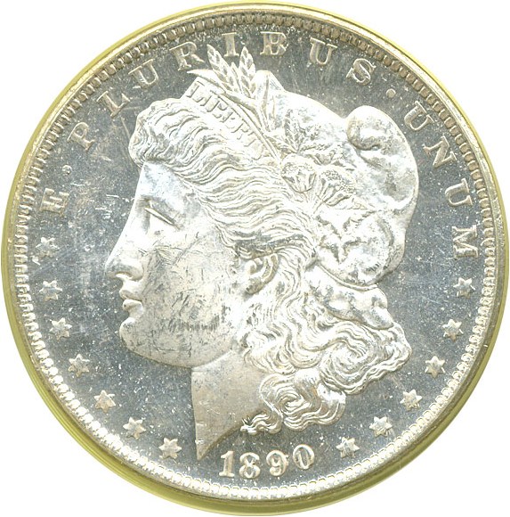 image for: 1890-O $1  PCGS MS61 DMPL