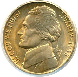 image for: 1938-D 5c Jefferson PCGS MS67 FS *Pop Top*
