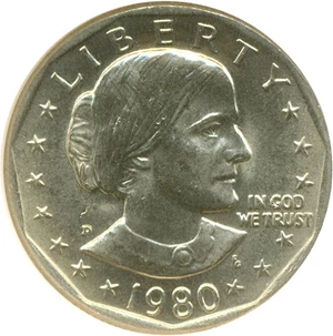 image for: 1980-D SBA$ NGC MS66