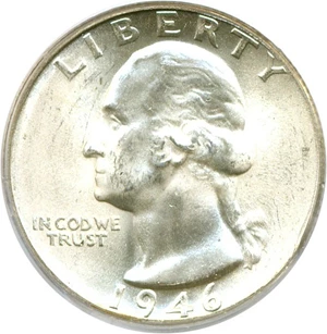 image for: 1946-S 25c PCGS MS65