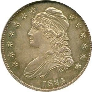 image for: 1834 50c NGC MS64