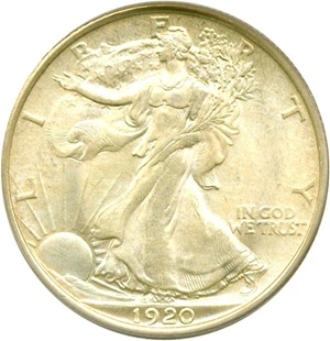 image for: 1920 50c PCGS MS65