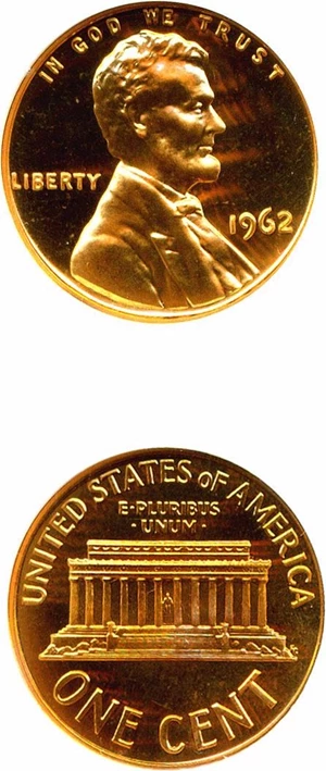 image for: 1962 1c NGC Proof 69 RD Cameo