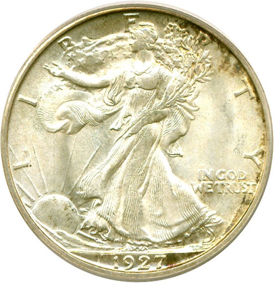 image for: 1927-S 50c  PCGS MS65