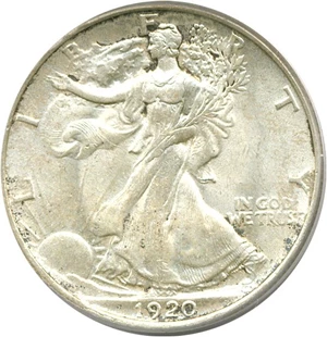 image for: 1920 50c PCGS MS63