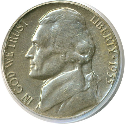 image for: 1955-D 5c  PCGS MS64 FS