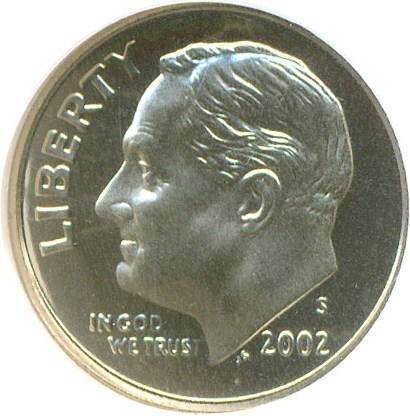 image for: 2002-S 10c  NGC Proof 69 Cameo