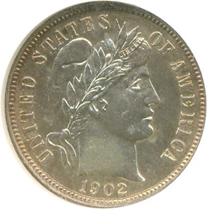 image for: 1902 10c NGC Proof 62