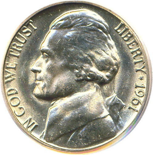 image for: 1961 5c  PCGS MS65 FS *Pop Top*