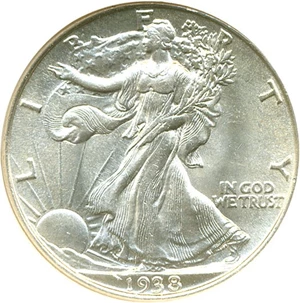 image for: 1938 50c NGC MS65