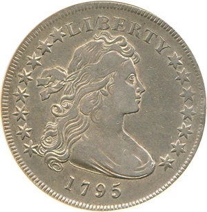 image for: 1795 $1 Draped Bust NGC VF35 (BB-51, B-14)