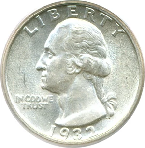 image for: 1932 25c PCGS AU58
